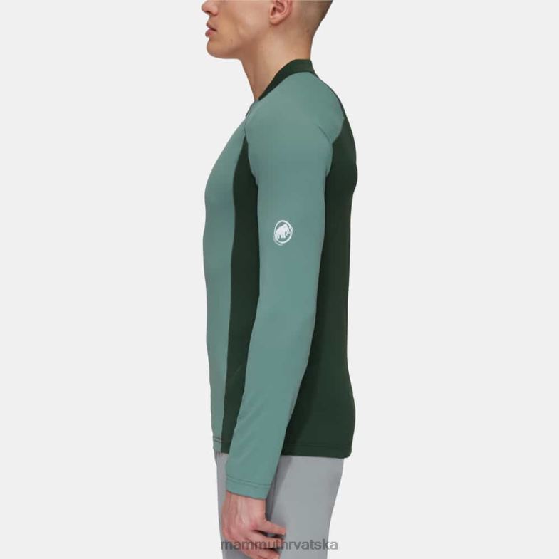 Mammut muškarci odjeća aenergy fl dugi rukav s poluzatvaračem Z08N849 tamno drvo od žada