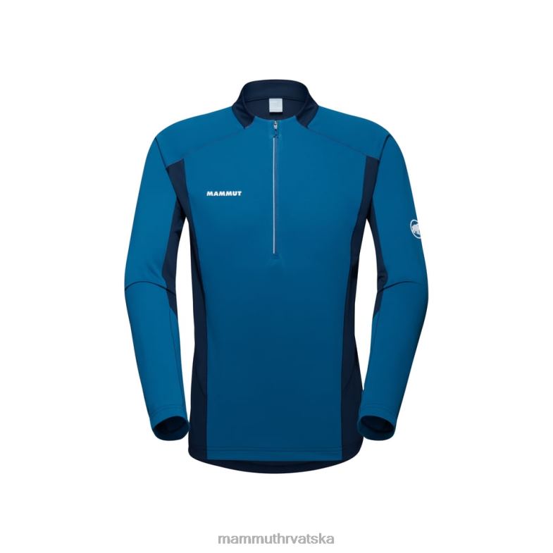 Mammut muškarci odjeća aenergy fl dugi rukav s poluzatvaračem Z08N850 duboka ledena marina