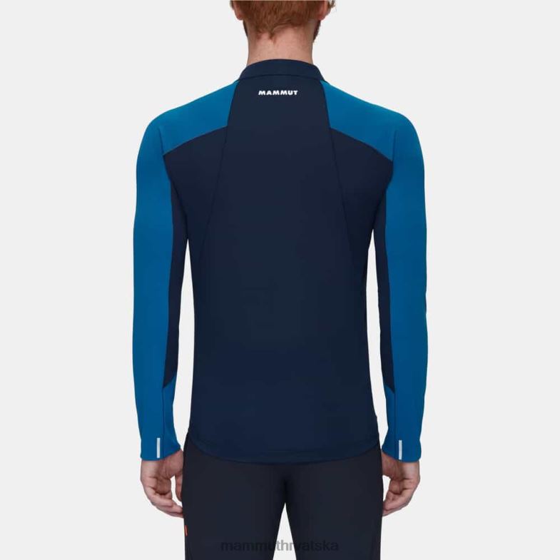 Mammut muškarci odjeća aenergy fl dugi rukav s poluzatvaračem Z08N850 duboka ledena marina