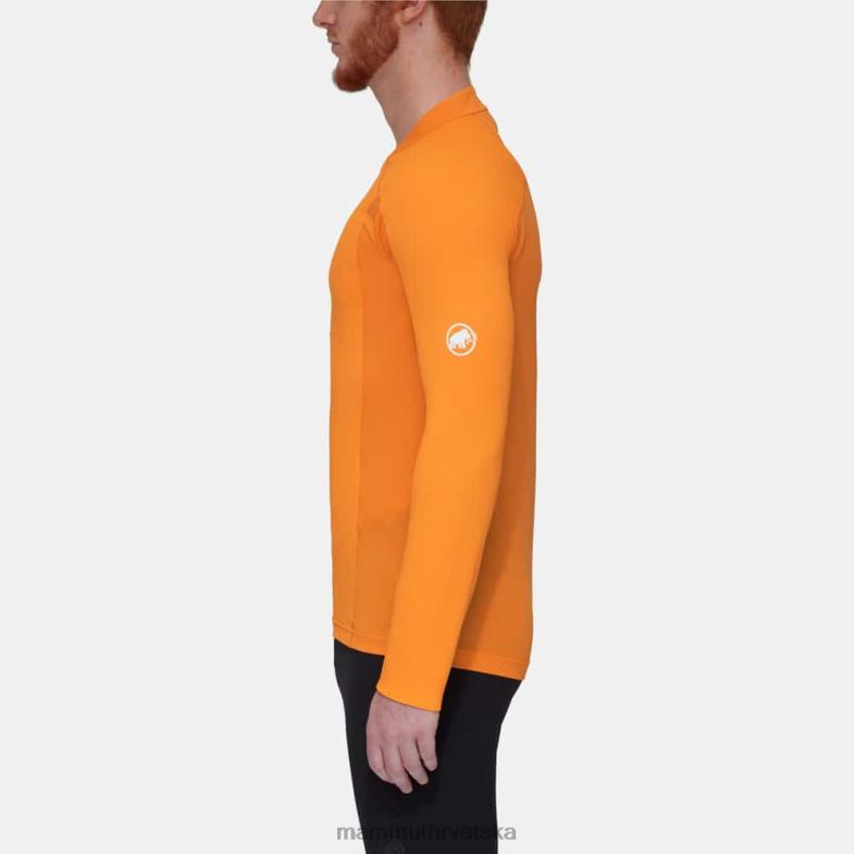 Mammut muškarci odjeća aenergy fl dugi rukav s poluzatvaračem Z08N851 mandarina-tamna mandarina