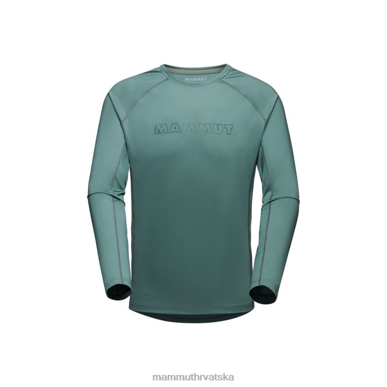 Mammut muškarci odjeća selun fl logo dugih rukava Z08N870 tamni žad