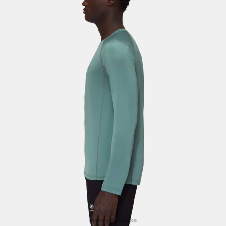 Mammut muškarci odjeća selun fl logo dugih rukava Z08N870 tamni žad