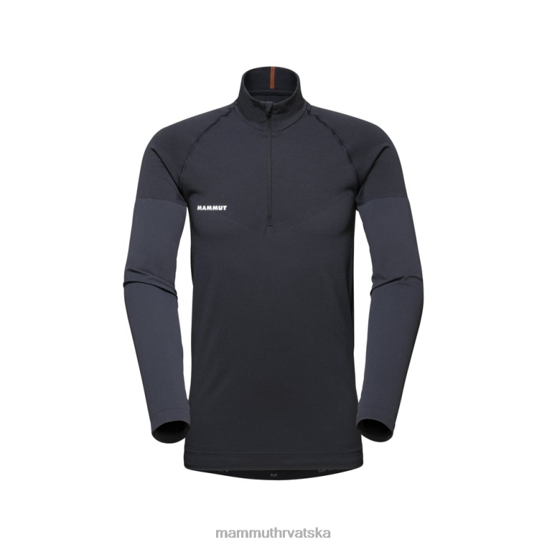 Mammut muškarci odjeća trift polupatent dugi rukav Z08N223 crno