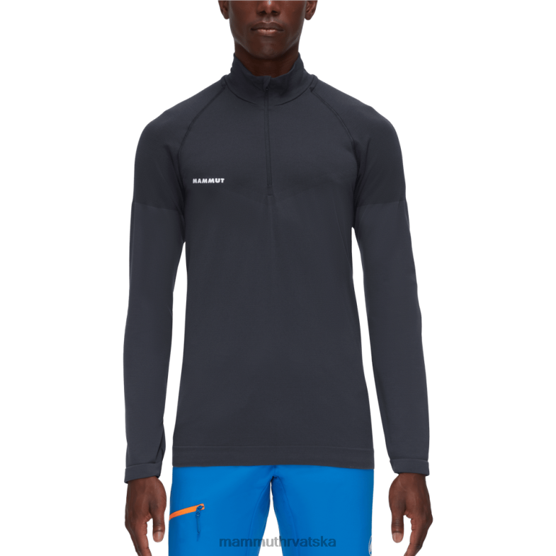 Mammut muškarci odjeća trift polupatent dugi rukav Z08N223 crno