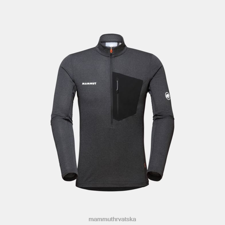 Mammut muškarci odjeća aenergy light ml pola zip poteg Z08N937 crno-fantomski