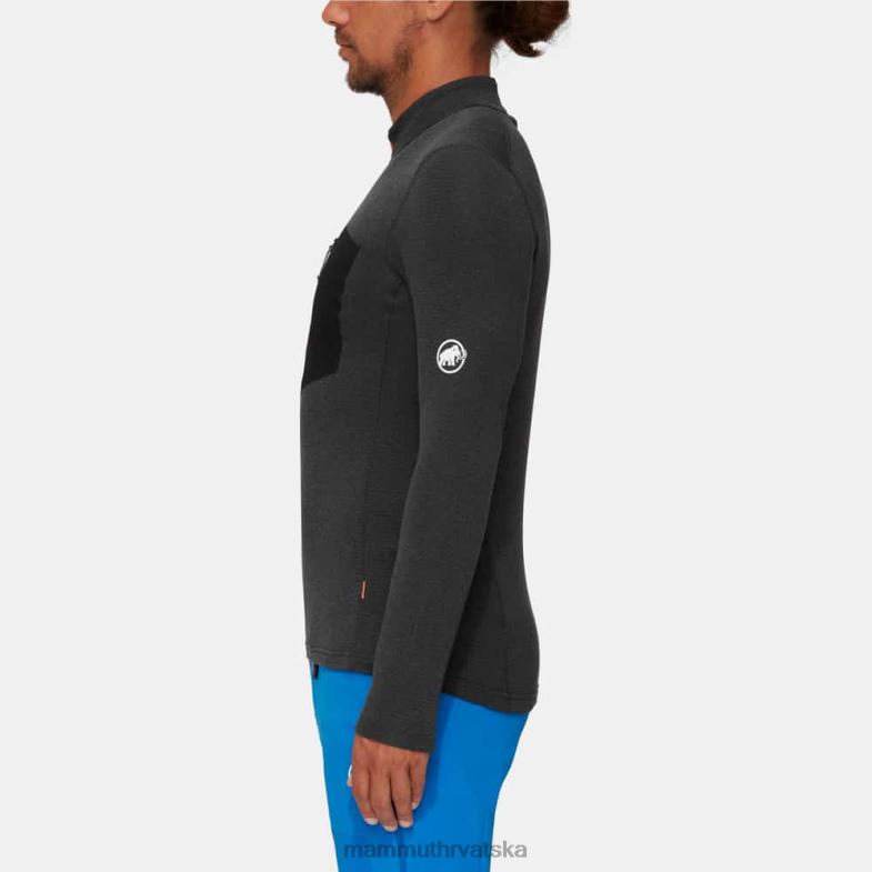 Mammut muškarci odjeća aenergy light ml pola zip poteg Z08N937 crno-fantomski