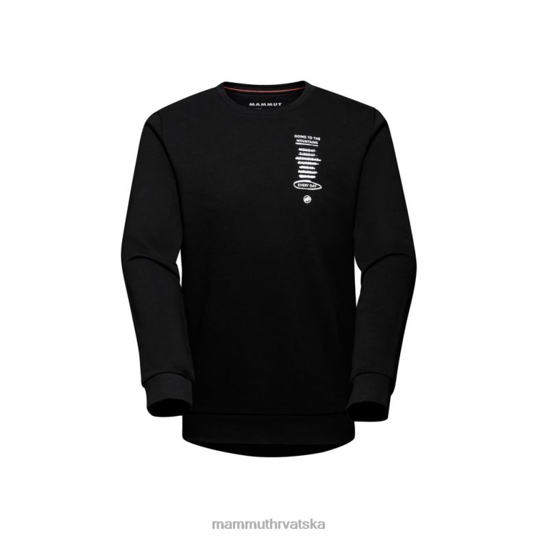 Mammut muškarci odjeća core ml okovratnik svaki dan Z08N245 crno