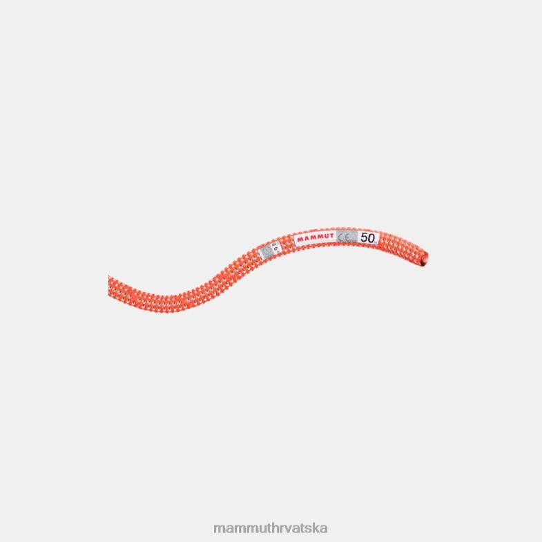 Mammut uniseks oprema 9.8 crag classic konop Z08N506 narančastobijela