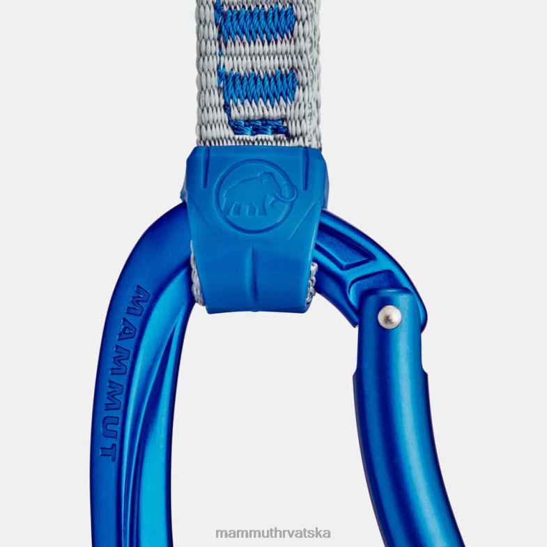 Mammut uniseks oprema crag keylock 10 cm indikator Paket od 6 brzih zatezača Z08N553 srebrno-ultramarin