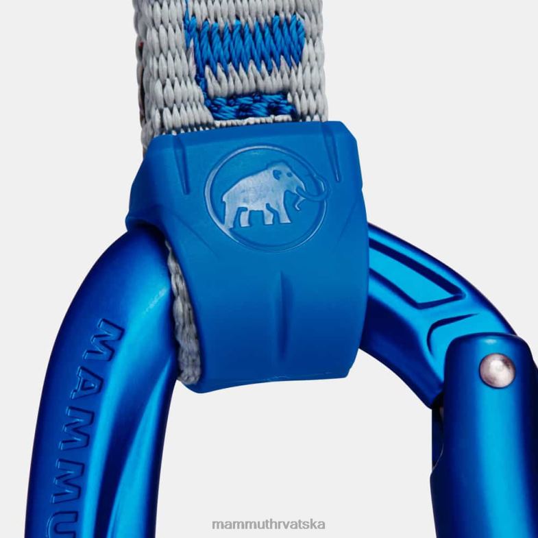Mammut uniseks oprema crag keylock 10 cm indikator Paket od 6 brzih zatezača Z08N553 srebrno-ultramarin