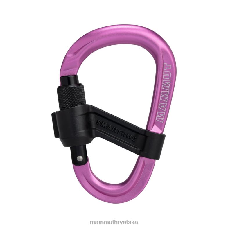 Mammut uniseks oprema smart hms 2.0 screwgate karabiner Z08N1378 ružičasta