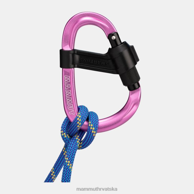 Mammut uniseks oprema smart hms 2.0 screwgate karabiner Z08N1378 ružičasta