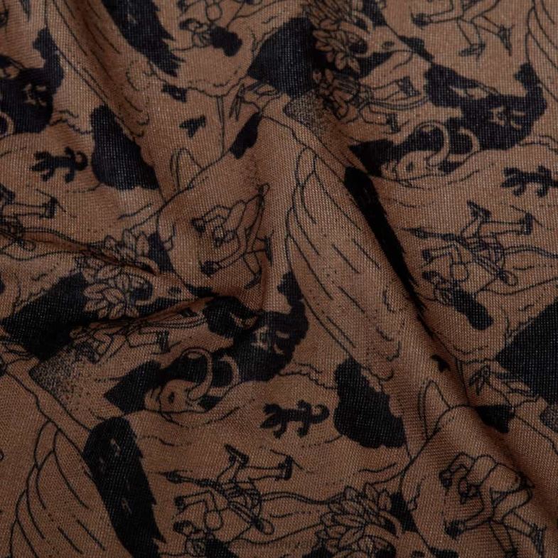 Mammut uniseks pribor neck gaiter climbing scene Z08N1189 tamni pijesak-crni