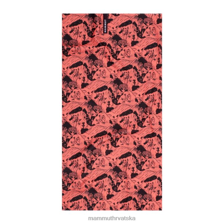 Mammut uniseks pribor neck gaiter climbing scene Z08N303 losos-crna