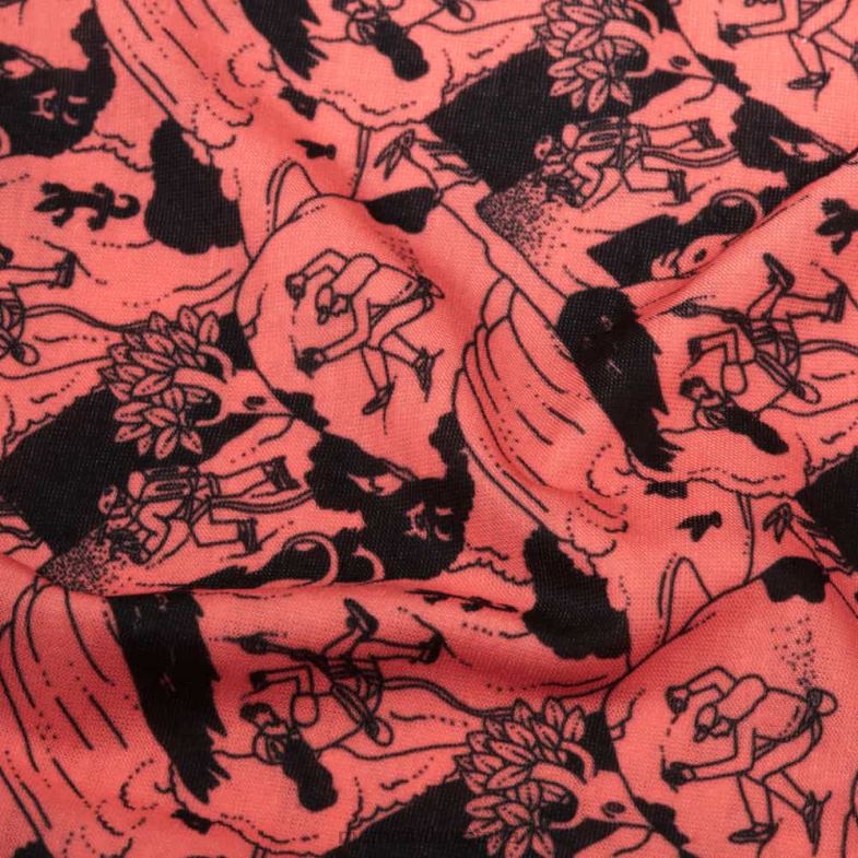 Mammut uniseks pribor neck gaiter climbing scene Z08N303 losos-crna