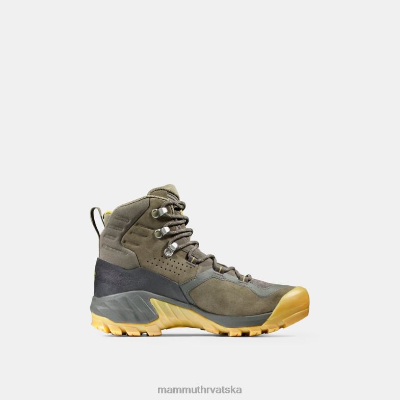 Mammut žene obuća sapuen visoki gtx Z08N1259 tamno kositar-jantarno zelena