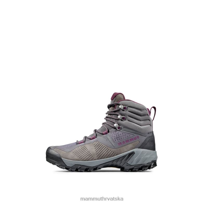 Mammut žene obuća sapuen visoki gtx Z08N344 tamni titan-svijetlo grožđe