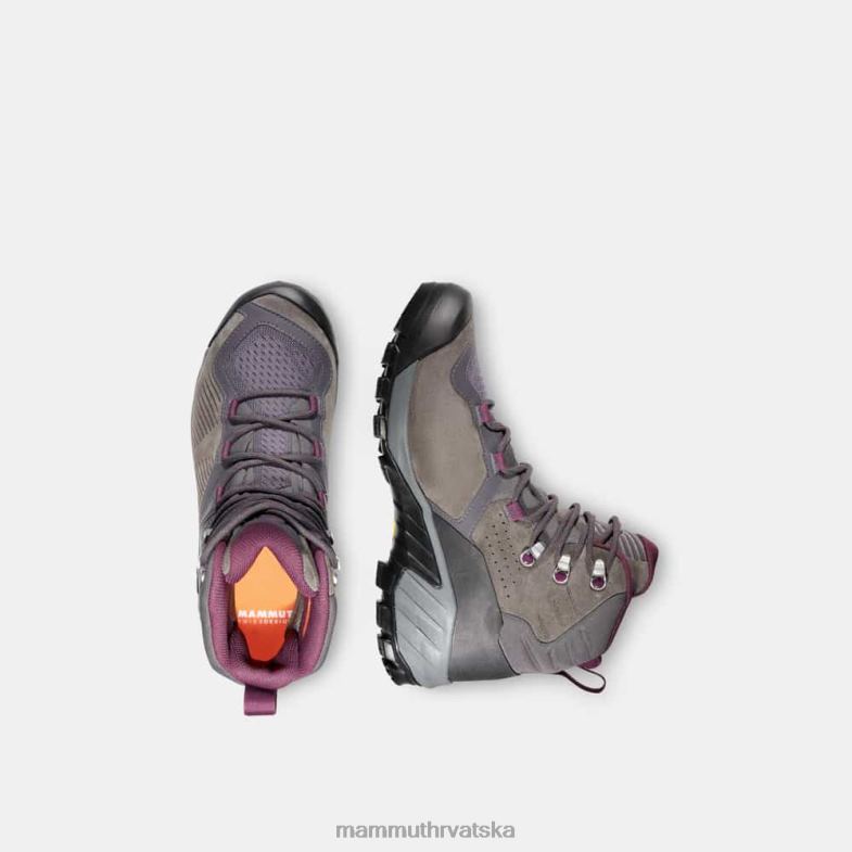 Mammut žene obuća sapuen visoki gtx Z08N344 tamni titan-svijetlo grožđe
