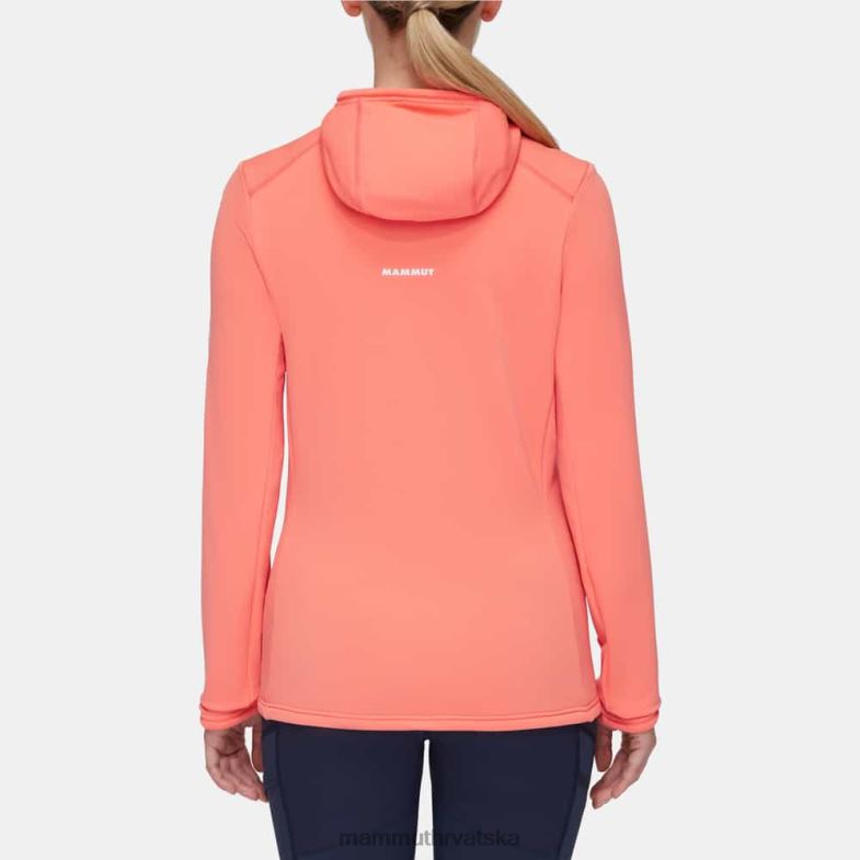 Mammut žene odjeća aconcagua light ml jakna s kapuljačom Z08N912 losos