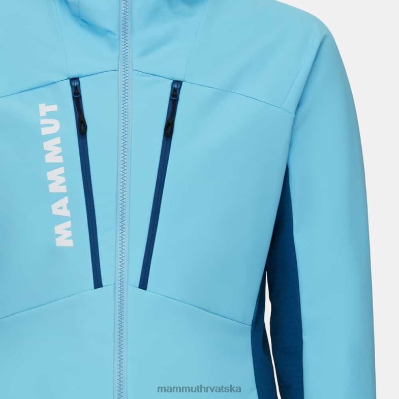Mammut žene odjeća aenergy so hibridna jakna s kapuljačom Z08N696 hladno plavo-duboki led