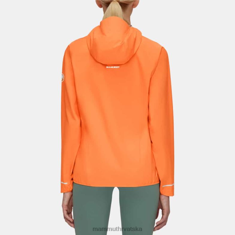 Mammut žene odjeća aenergy tr hs jakna s kapuljačom Z08N687 tamna mandarina