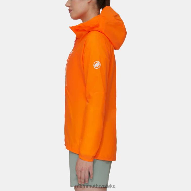 Mammut žene odjeća aenergy wb jakna s kapuljačom Z08N641 tamna mandarina