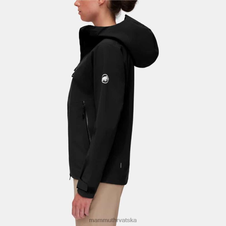 Mammut žene odjeća alto guide hs jakna s kapuljačom Z08N11 crno