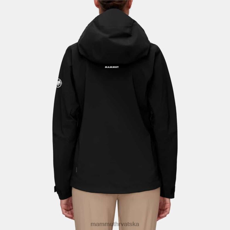 Mammut žene odjeća alto guide hs jakna s kapuljačom Z08N11 crno