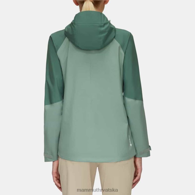 Mammut žene odjeća convey tour hs jakna s kapuljačom Z08N746 žad-tamni žad