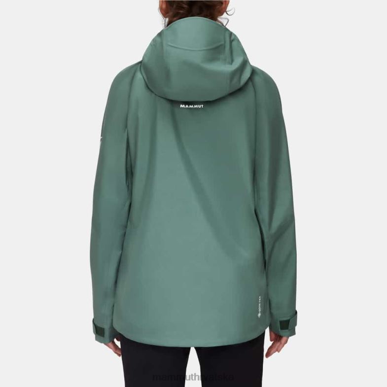Mammut žene odjeća crater iv hs jakna s kapuljačom Z08N686 tamni žad