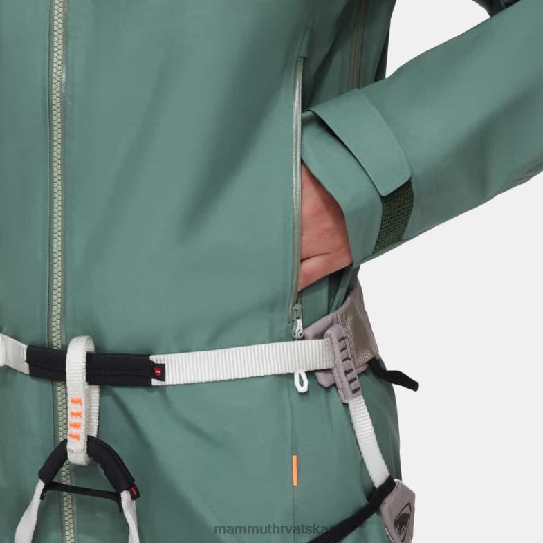 Mammut žene odjeća crater iv hs jakna s kapuljačom Z08N686 tamni žad