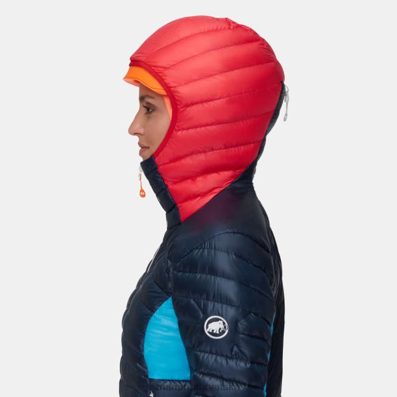 Mammut žene odjeća eigerjoch je napredovao u jakni s kapuljačom Z08N47 noć-azaleja