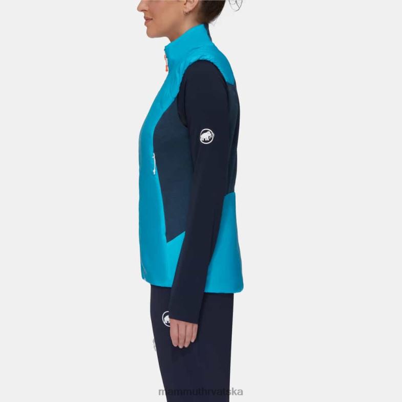 Mammut žene odjeća eigerjoch u hibridnom prsluku Z08N719 nebo-noć