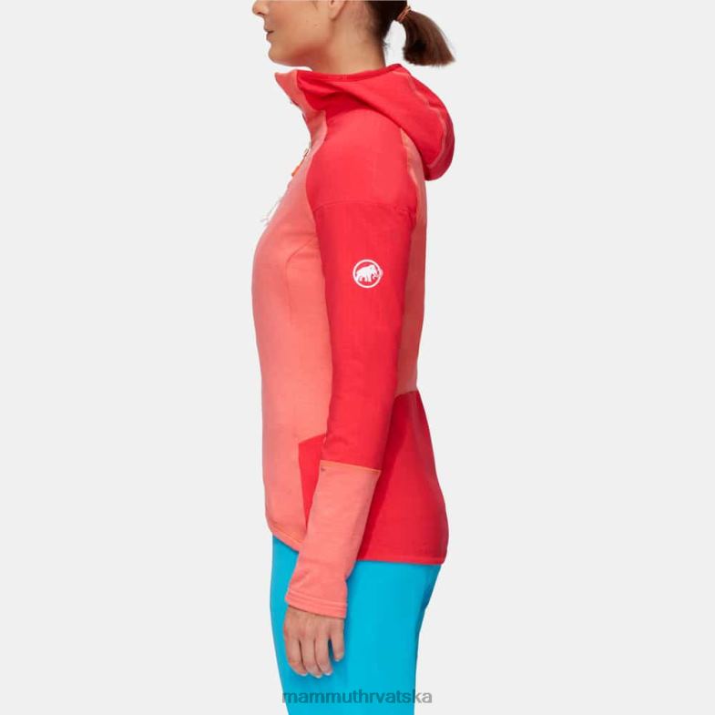 Mammut žene odjeća eiswand advanced ml jakna s kapuljačom Z08N964 žutika-azalea