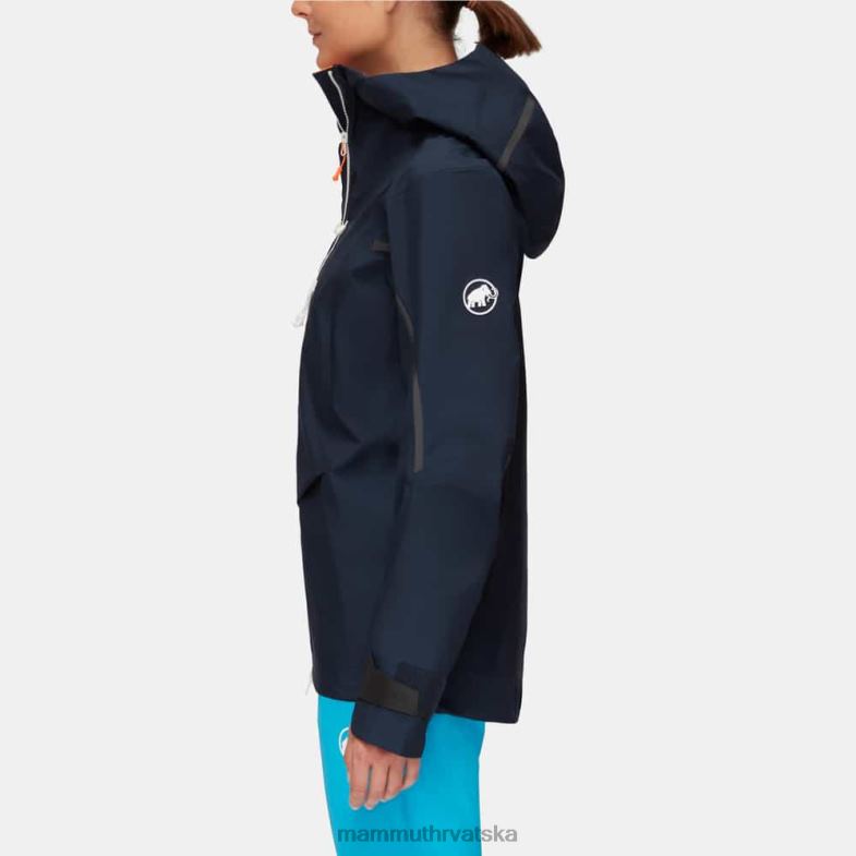 Mammut žene odjeća nordwand advanced hs jakna s kapuljačom Z08N25 noć