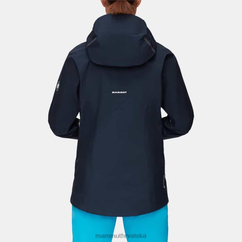 Mammut žene odjeća nordwand advanced hs jakna s kapuljačom Z08N25 noć