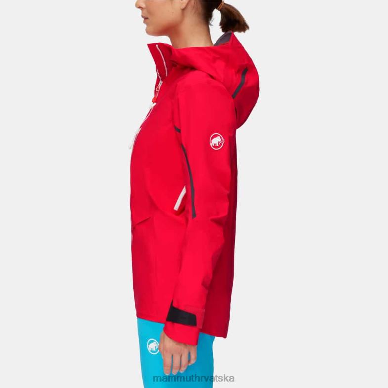 Mammut žene odjeća nordwand advanced hs jakna s kapuljačom Z08N679 azaleja