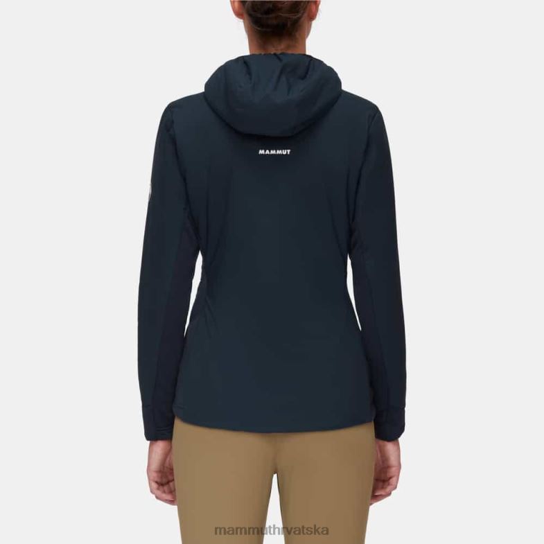 Mammut žene odjeća rime light u savitljivoj jakni s kapuljačom Z08N75 morski