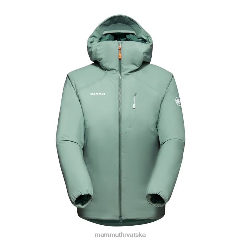 Mammut žene odjeća rime u flex jakni s kapuljačom Z08N72 žad