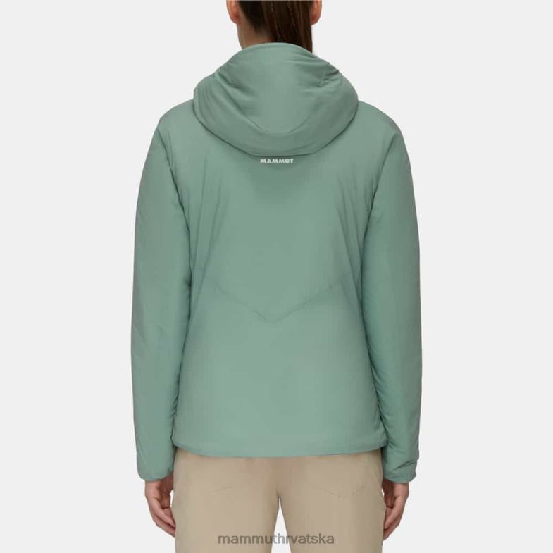 Mammut žene odjeća rime u flex jakni s kapuljačom Z08N72 žad