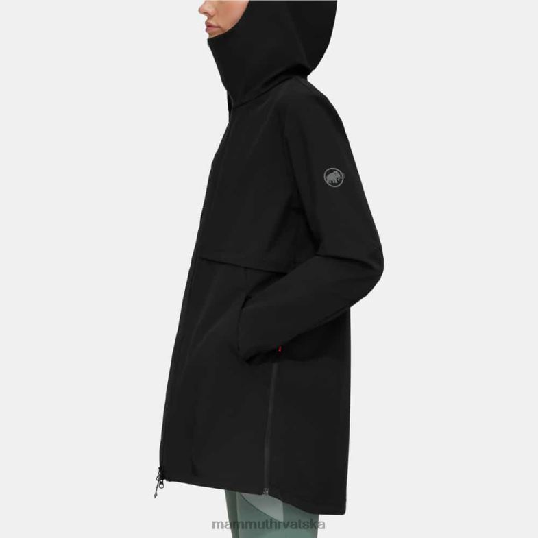 Mammut žene odjeća seon pa jakna s kapuljačom Z08N86 crno
