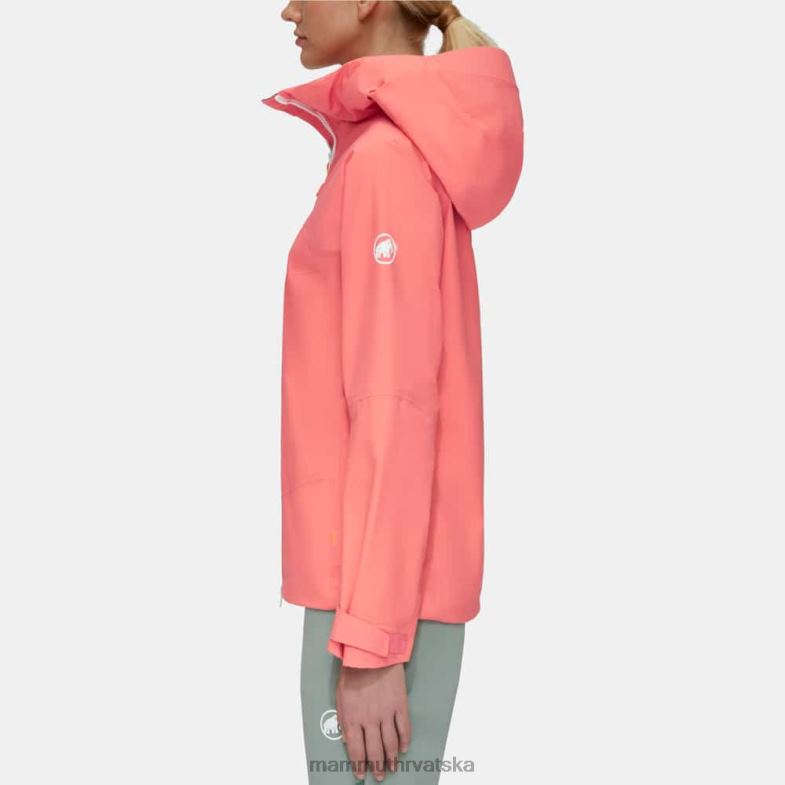 Mammut žene odjeća taiss hs jakna s kapuljačom Z08N53 losos
