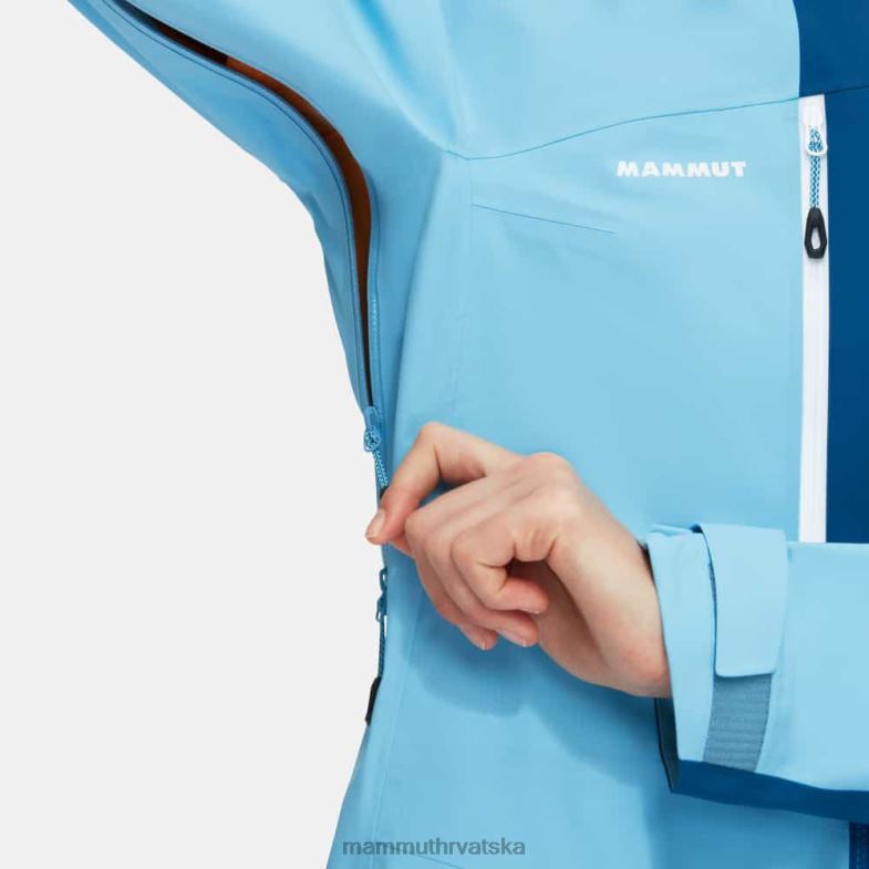 Mammut žene odjeća taiss hs jakna s kapuljačom Z08N725 hladno plavo-duboki led
