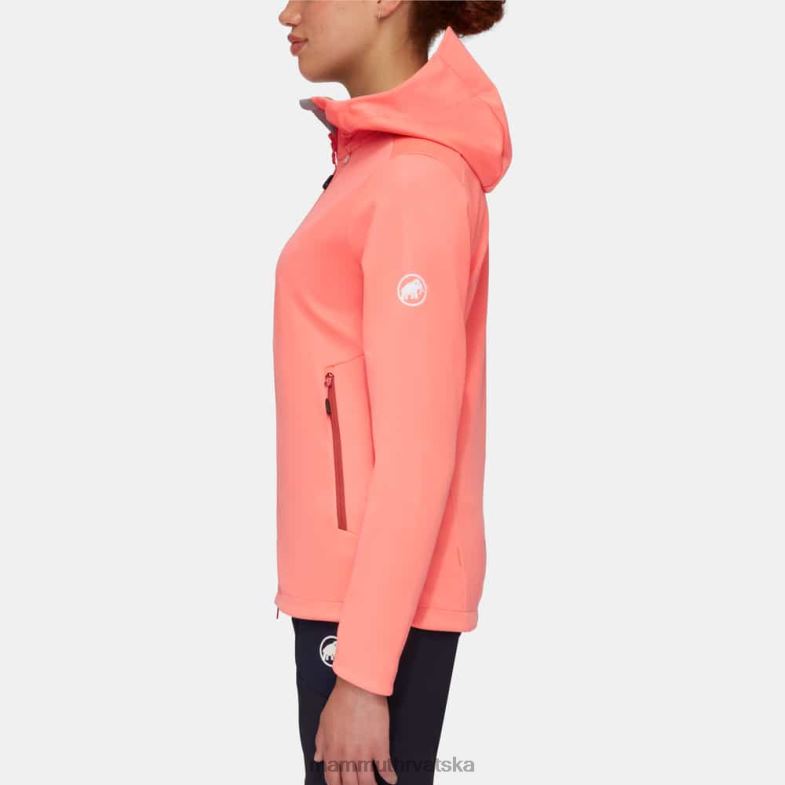 Mammut žene odjeća ultimate vii tako jakna s kapuljačom Z08N739 losos