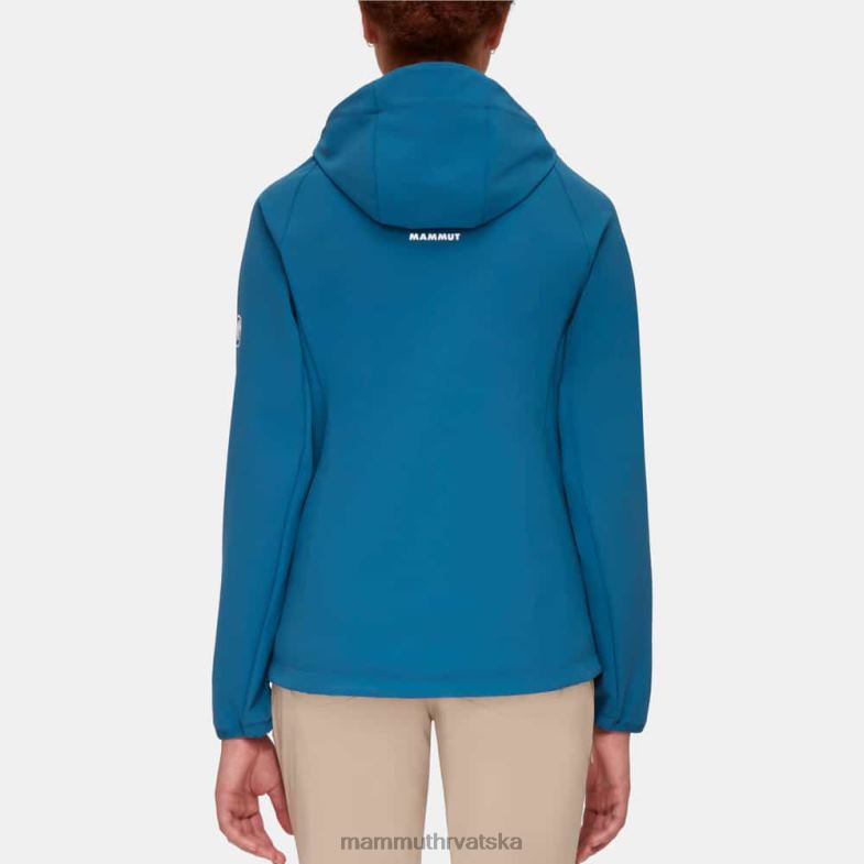 Mammut žene odjeća ultimativna udobnost pa jakna s kapuljačom Z08N666 duboki led
