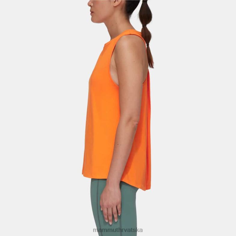 Mammut žene odjeća massone flaster na majici bez rukava Z08N154 tamna mandarina