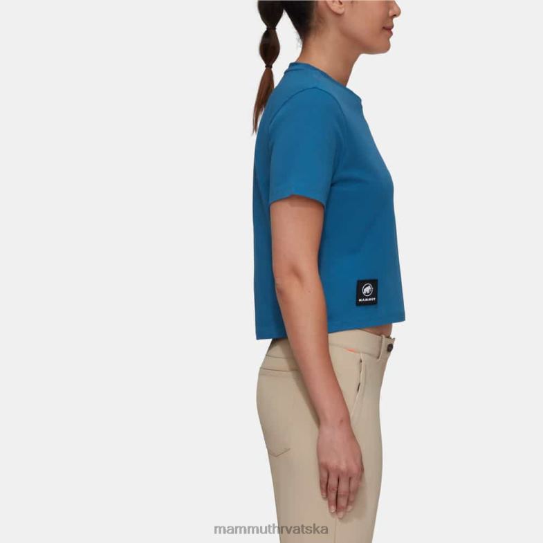 Mammut žene odjeća Massone majica kratkih rukava skraćeni patch Z08N978 duboki led