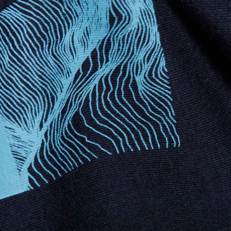 Mammut žene odjeća glavni amblem majice Z08N899 morski