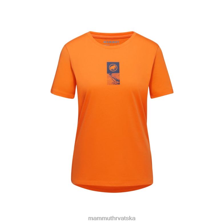 Mammut žene odjeća glavni amblem majice Z08N900 tamna mandarina