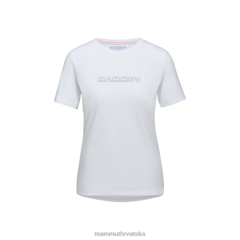 Mammut žene odjeća glavni logotip majice Z08N1039 bijela